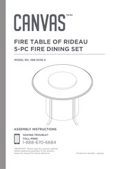Canvas 088-0538-4 Assembly Instructions Manual