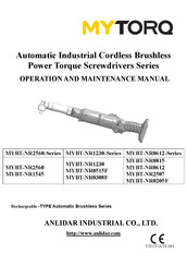 MYTORQ MYBT-NR0308F Operation And Maintenance Manual
