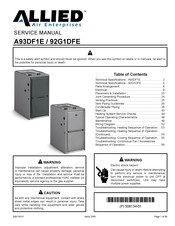 Allied A93DF1E Service Manual