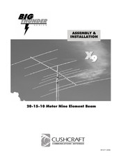CUSHCRAFT X9 Manual