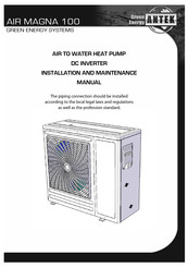 Green Energy ANTEK AIR MAGNA 100 Installation And Maintenance Manual
