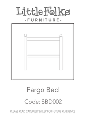 Little Folks Furniture Fargo SBD002 Manual