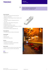Tridonic LC 100W 48V one4all NF SC EXC Manual