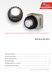 Bühler technologies AGF-FA-5 Brief Instructions