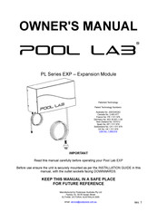 POOL LAB PL EXP5 Owner's Manual