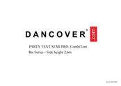 Dancover PARTY TENT SEMI PRO CombiTent 8m Series Manual