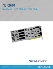 Sealevel ISO-COMM User Manual