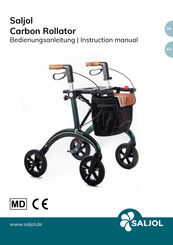 SALJOL Carbon Rollator 54cm Instruction Manual