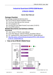 ICP DAS USA GTM-201-RS232 Quick Start Manual