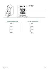 Kvik H418 Manual