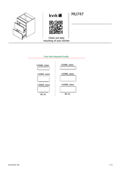 Kvik MU747 Manual