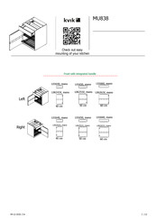 Kvik MU838 Manual