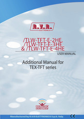 R.v.r. Elettronica TEX-TFT Series User Manual