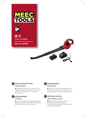 Meec tools 009535 Operating Instructions Manual