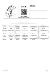 Kvik MU845 Manual