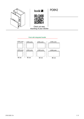 Kvik PO842 Manual