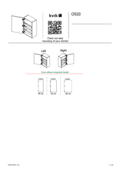 Kvik O920 Manual