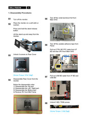 Dell P2421B Disassembly Procedure