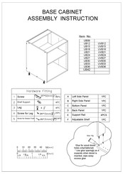 Hettich UVB18 Assembly Instruction Manual