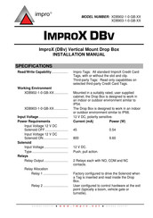 impro XDB902-1-0-GB-XX Installation Manual