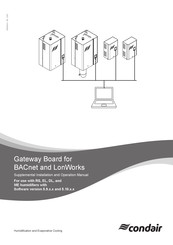 Condair 2587508 Installation And Operation Manual