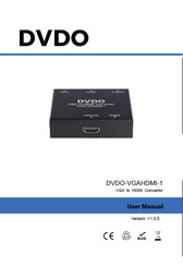 DVDO DVDO-VGAHDMI-1 User Manual