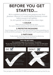 Next 436397 Assembly Instructions Manual