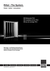 Rittal 9666.911 Assembly And Operating Instructions Manual