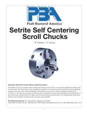pba Setrite Quick Start Manual