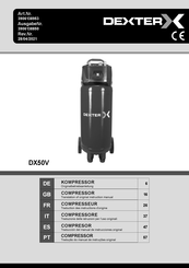 Dexter Laundry DX50V Translation Of Original Instruction Manual