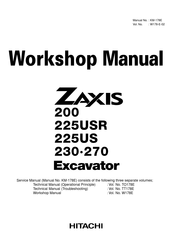 Hitachi Zaxis 225US Workshop Manual