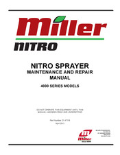 Miller NITRO 4000 Series Maintenance And Repair Manual