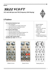 CG Products XR22 VCO Manual