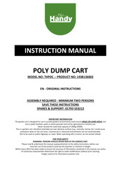 The Handy 1938136002 Instruction Manual