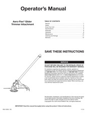 MTD Aero-Flex AF730 Operator's Manual