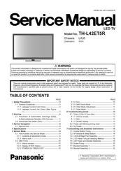 Panasonic TH-L42ET5R Service Manual
