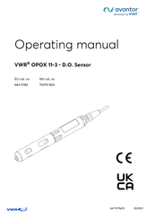 VWR Avantor VWR OPOX 11-3 Operating Manual