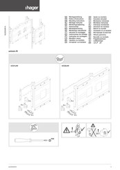hager univers N UC22LH0 Mounting Instructions