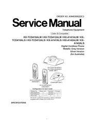 Panasonic KX-TCD410ALS Service Manual