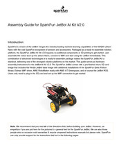sparkfun JetBot AI Kit V2.0 Assembly Manual