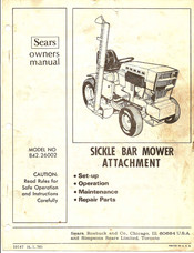 Sears 842.260002 Owner's Manual