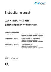 VWR VWR A-1000 Instruction Manual