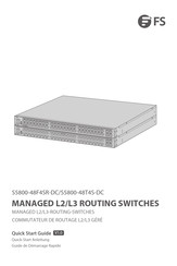 FS S5800-48T4S-DC Quick Start Manual