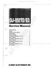 Alinco DJ-162ED Service Manual