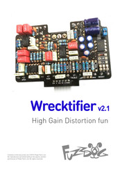 FuzzDog Wrecktifier Mk II Manual