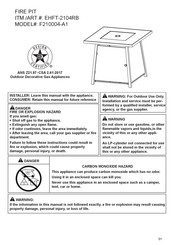 eHome F210004-A1 Manual