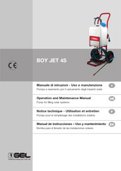GEL BOY JET 4S Operation And Maintenance Manual