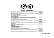 Arai Helmet CT-F Instructions For Use Manual