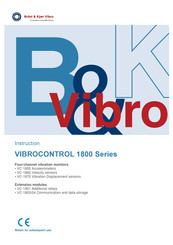 BRUEL & KJAER VIBROCONTROL 1800 Series Instructions Manual