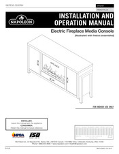 Napoleon NEFE30-3020RK Installation And Operation Manual